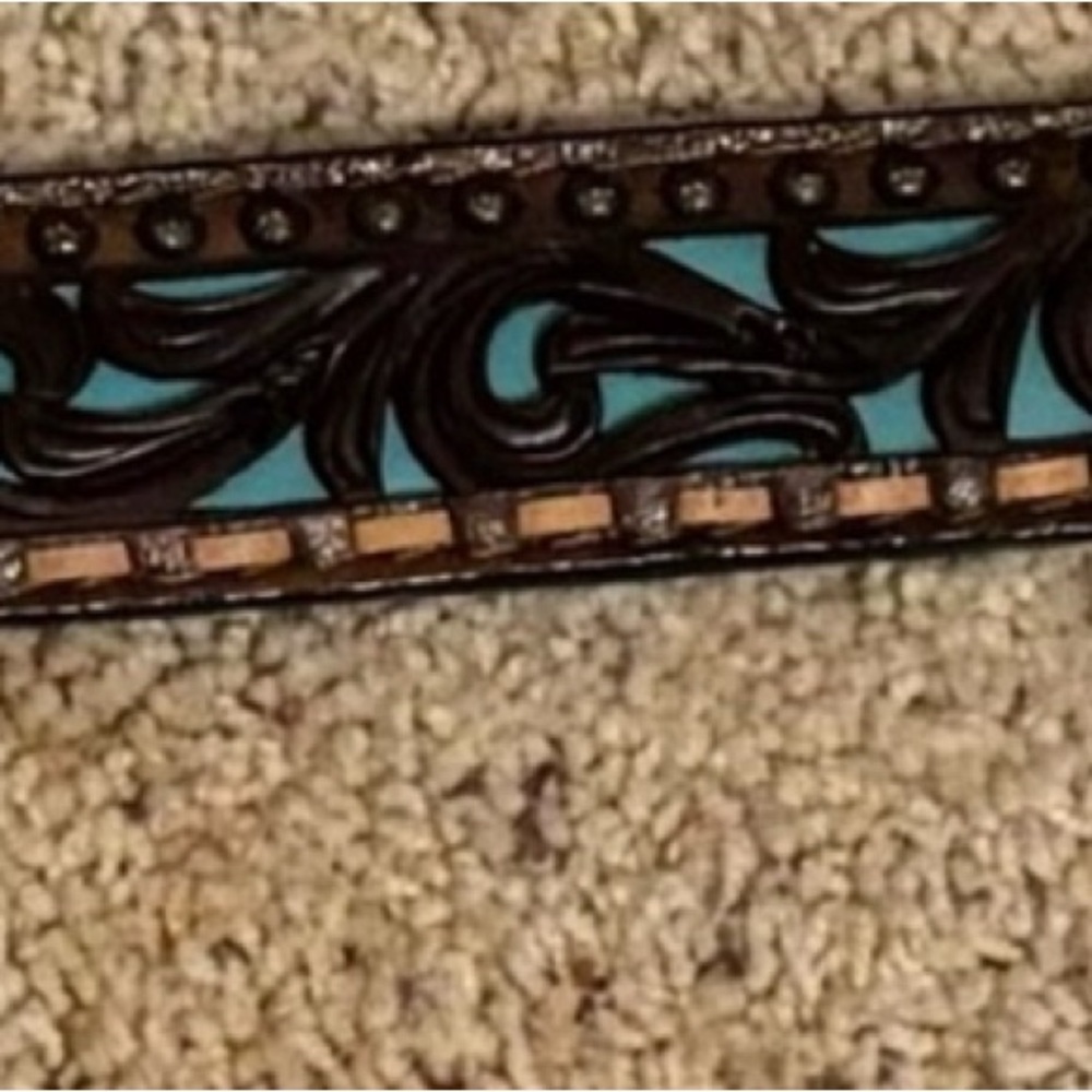 Womens Western Casual Leather Belt